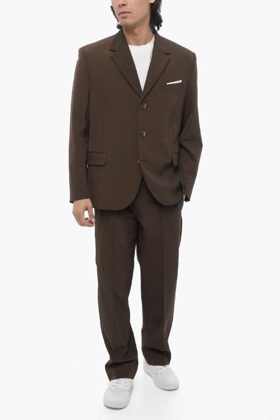  닐바렛 수트 자켓 MY15073A Y009 211N Brown - NEIL BARRETT