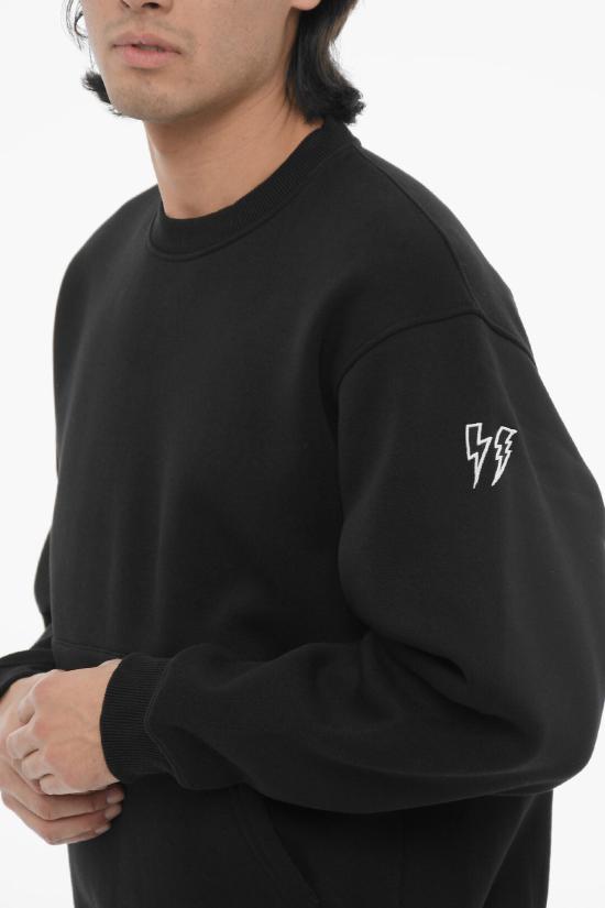  닐바렛 긴팔 티셔츠 NBV7JS213A V524C 058 Black - NEIL BARRETT
