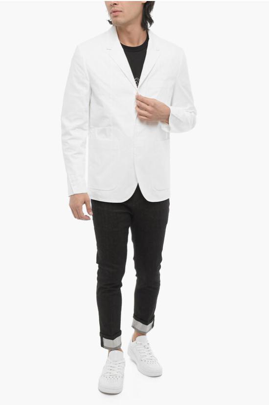  닐바렛 수트 자켓 MY15072A Y033 100N White - NEIL BARRETT