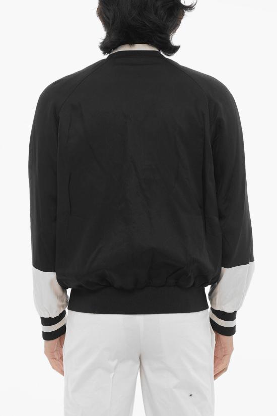  닐바렛 봄버 자켓 MY11091A Y035 531N Black White - NEIL BARRETT