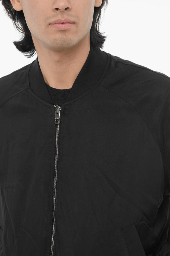  닐바렛 봄버 자켓 MY11091A Y035 531N Black White - NEIL BARRETT