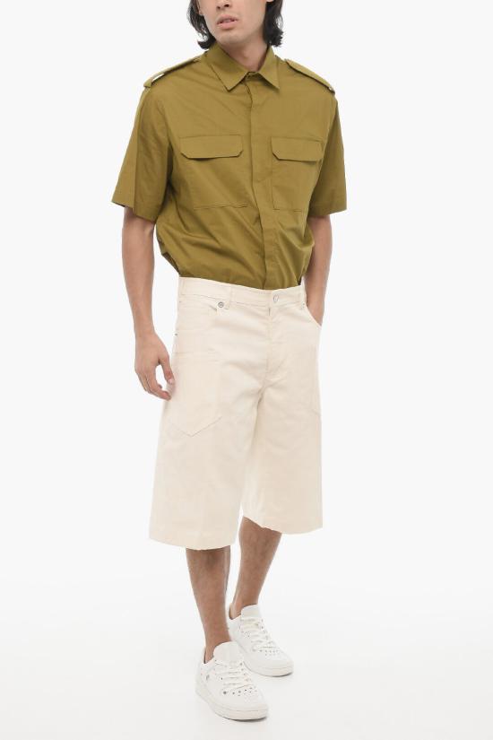  닐바렛 데님 숏팬츠 MY67098A Y801 106N White - NEIL BARRETT