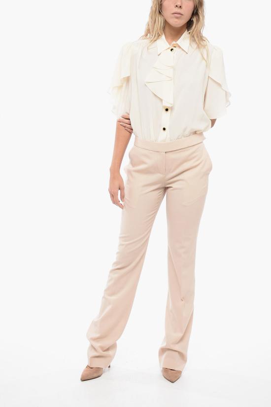  스텔라 맥카트니 스트레이트 팬츠 640088 3CU704 9561 Beige - STELLA MCCARTNEY