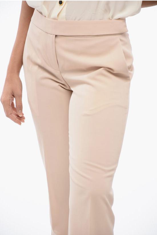  스텔라 맥카트니 스트레이트 팬츠 640088 3CU704 9561 Beige - STELLA MCCARTNEY