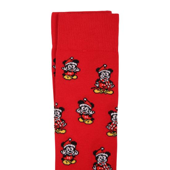  [키즈] 세인트바쓰 발목 양말 SOX JR MICKEY XMAS RED - MC2 SAINT BARTH