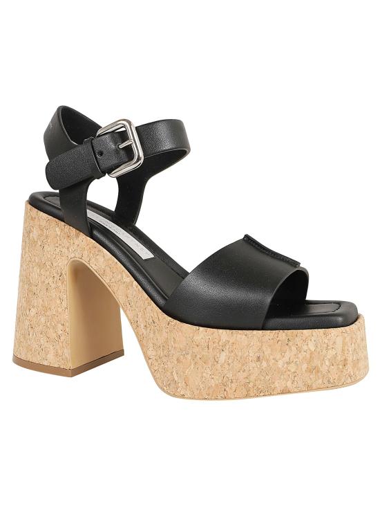  스텔라 맥카트니 샌들 810360 AP00P0 1000 BLACK - STELLA MCCARTNEY