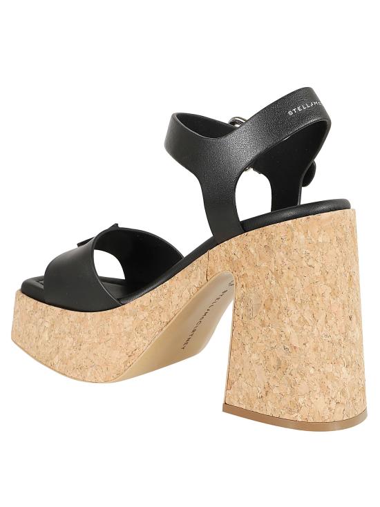  스텔라 맥카트니 샌들 810360 AP00P0 1000 BLACK - STELLA MCCARTNEY