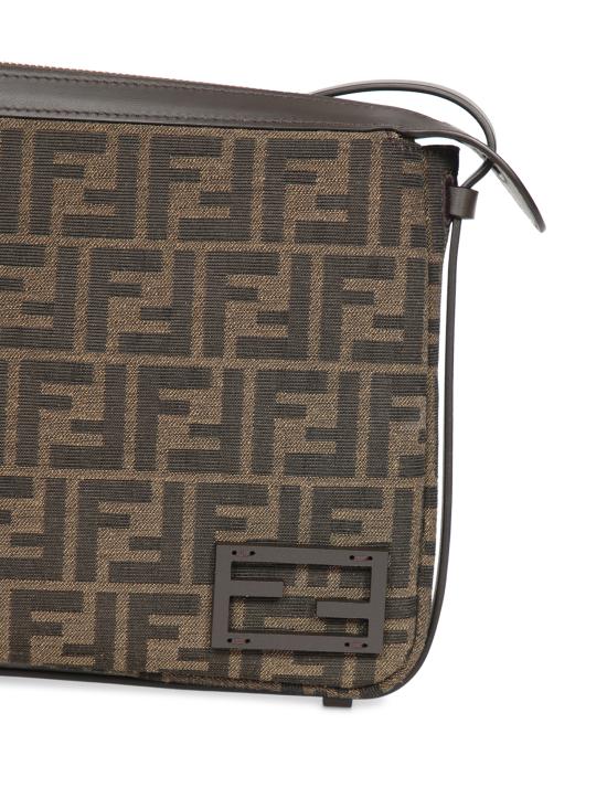 25FW 펜디 심플리 자카드 미디엄 패브릭백 8BR829 AFPM F1GL7 Brown - FENDI