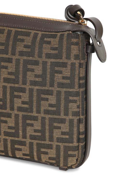 25FW 펜디 심플리 자카드 미디엄 패브릭백 8BR829 AFPM F1GL7 Brown - FENDI