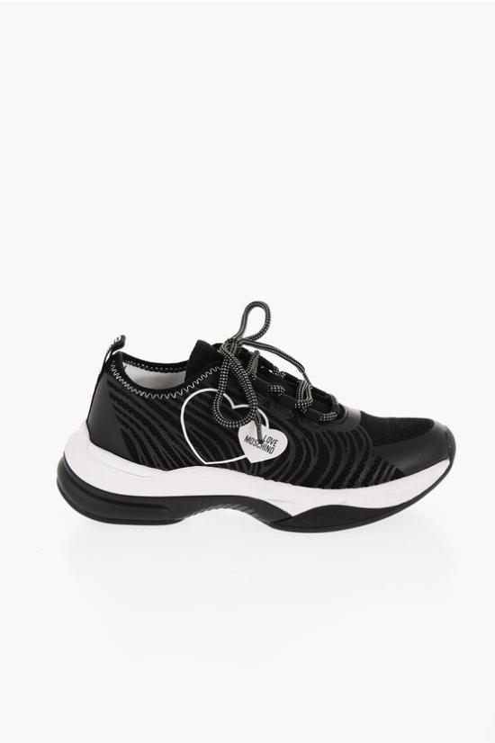  모스키노 스니커즈 JA15315G1IIZX00C Black - MOSCHINO