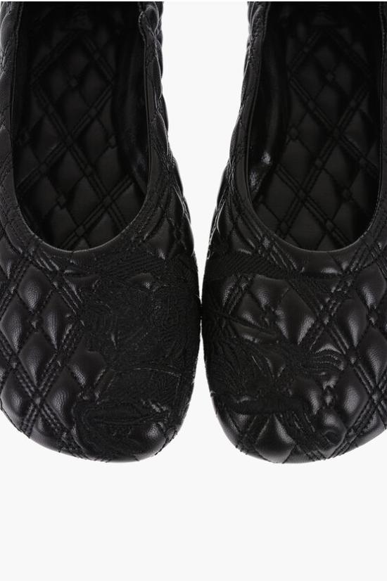  버버리 플랫 슈즈 SADLERBALL 153203 8080383 Black - BURBERRY