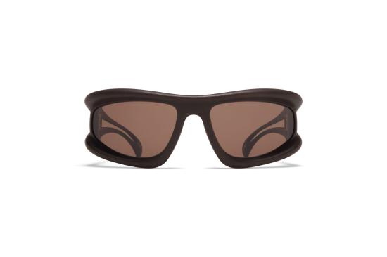 24FW 마이키타 선글라스 10085508 MD22 EBONY BROWN CEDAR 355 BROWN SHIELD - MYKITA