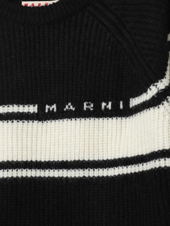 24FW [키즈] 마르니 풀오버 M01210M00T0 0M900 Black - MARNI