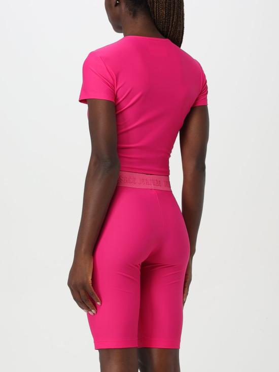 24FW 베르사체 반팔 티셔츠 77HAH602J0148 477 Fuchsia - VERSACE