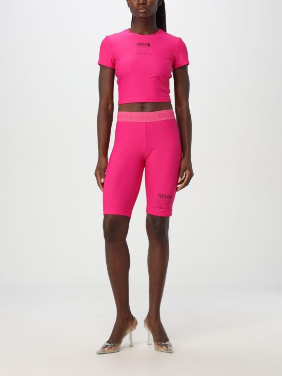 24FW 베르사체 반팔 티셔츠 77HAH602J0148 477 Fuchsia - VERSACE