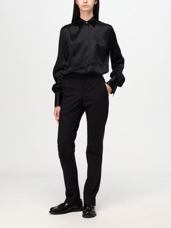 25FW 브루넬로 쿠치넬리 블라우스 M0C59NR516 C101 Black - BRUNELLO CUCINELLI