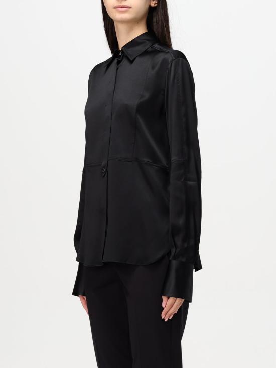 25FW 브루넬로 쿠치넬리 블라우스 M0C59NR516 C101 Black - BRUNELLO CUCINELLI