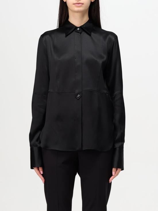 25FW 브루넬로 쿠치넬리 블라우스 M0C59NR516 C101 Black