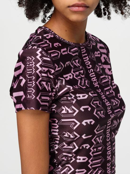  베르사체 반팔 티셔츠 77HAH6A2JS406 R06 Violet - VERSACE