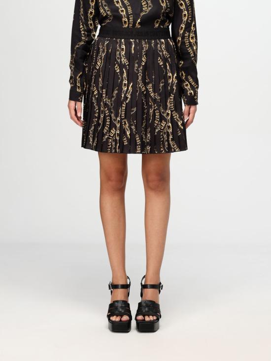 24FW 베르사체 숏 스커트 77HAE820NS525 G89 Black 1