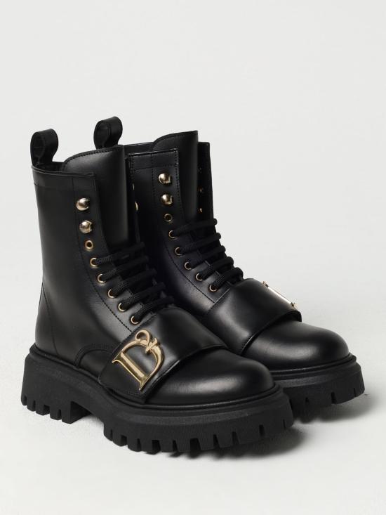  [키즈] 디스퀘어드2 미들 부츠 7935301 Black - DSQUARED2