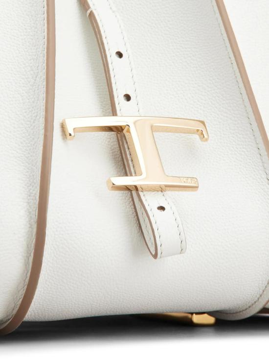  토즈 T 타임리스 미니 토트백 XBWTSBA9100Q8EB015B015 White - TODS