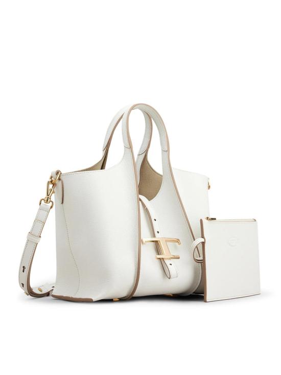  토즈 T 타임리스 미니 토트백 XBWTSBA9100Q8EB015B015 White - TODS