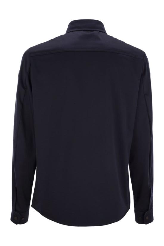 24FW 몽클레어 긴팔 셔츠 J20912F00010 774 DARK BLUE - MONCLER