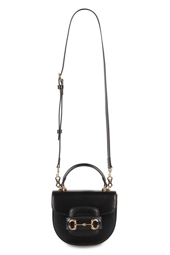  구찌 홀스빗 1955 미니 토트백 7813871AAQD 1000 black - GUCCI