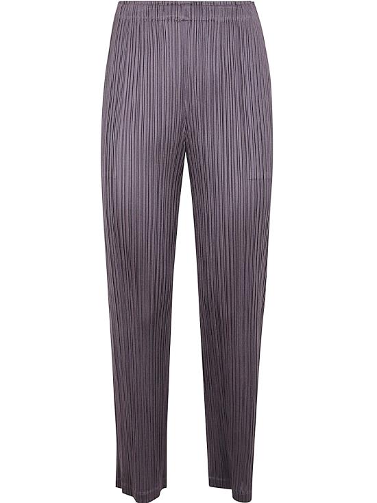 24FW 플리츠플리즈 스트레이트 팬츠 PP48JF134 19 DARK GRAY