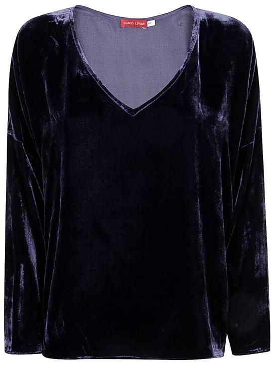  비앙코 르브랭 블라우스 S190 V70 NIGHT BLUE