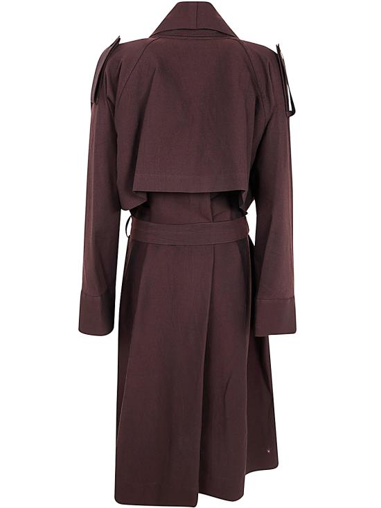 24FW 이세이 미야케 코트 IM48FA073 88 BONESET BORDEAUX - ISSEY MIYAKE