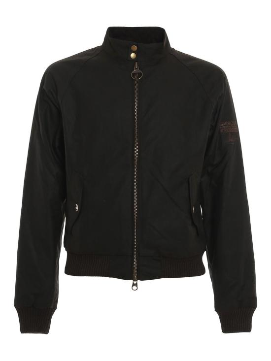 26FW 바버 인터내셔널 스티브 맥퀸 머천트 왁스 봄버 재킷 MWX0465OL71 Dark Green