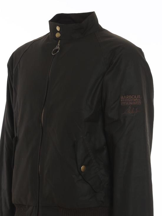 26FW 바버 인터내셔널 스티브 맥퀸 머천트 왁스 봄버 재킷 MWX0465OL71 Dark Green - BARBOUR
