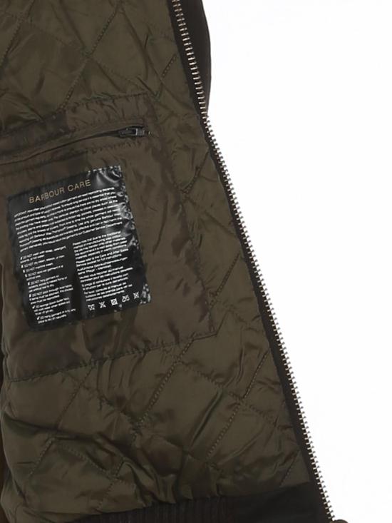 26FW 바버 인터내셔널 스티브 맥퀸 머천트 왁스 봄버 재킷 MWX0465OL71 Dark Green - BARBOUR