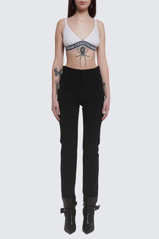  발렌시아가 스트레이트 팬츠 725512 TNV081000 Black - BALENCIAGA