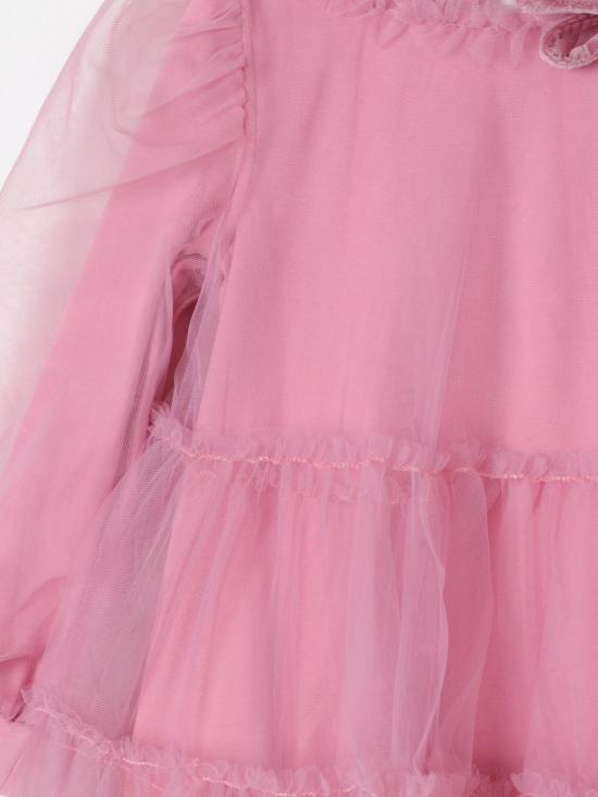 24FW [키즈] 모나리자 원피스 17D900T9945 094C Blush Pink - MONNALISA