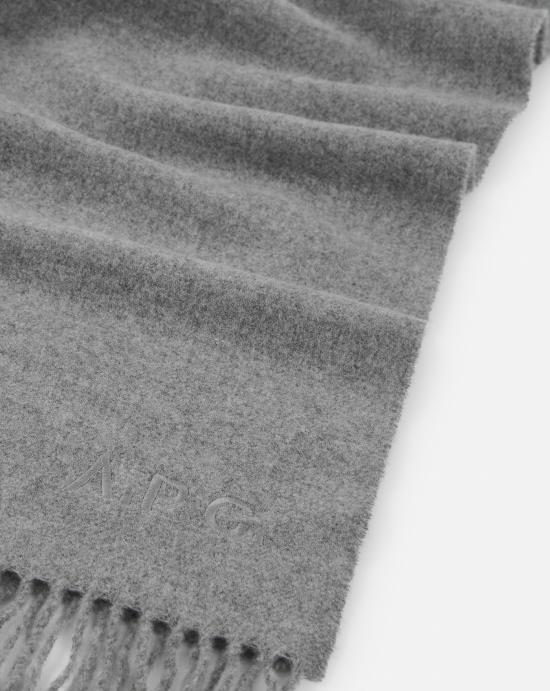 24FW 아페쎄 머플러/스카프 WOAFEM15170 PLA GRIS CHINE Pla gris chine - A.P.C.