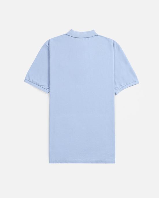  에드몬드 스튜디오 폴로 티셔츠 1242001500 PLAIN LIGHT BLUE Plain light blue - EDMMOND STUDIOS