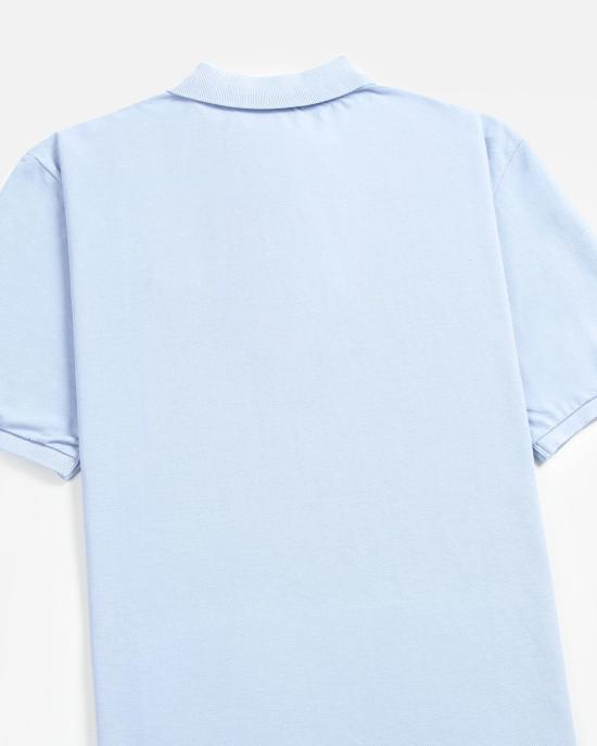  에드몬드 스튜디오 폴로 티셔츠 1242001500 PLAIN LIGHT BLUE Plain light blue - EDMMOND STUDIOS