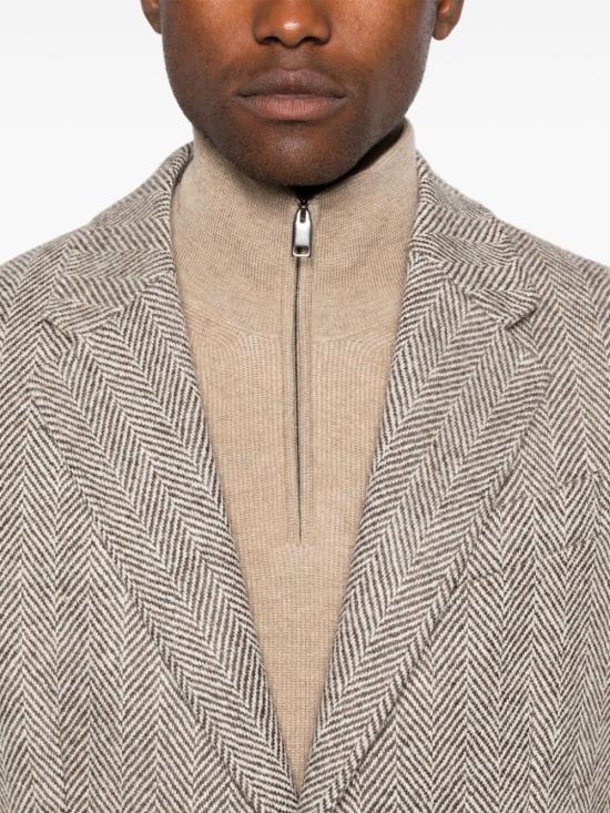 24FW 아미 코트 HCO010 WV0054 2004 Dark coffee - AMI