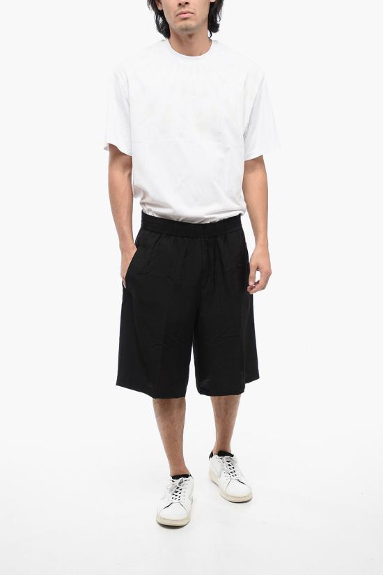  닐바렛 숏팬츠 MY30063B Y032 001N Black - NEIL BARRETT