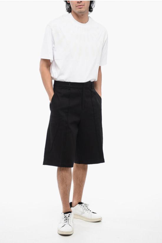  닐바렛 숏팬츠 MY30155B Y048 001N Black - NEIL BARRETT