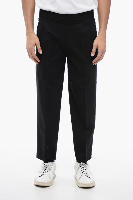  닐바렛 스트레이트 팬츠 MY30151L Y000 001N Black