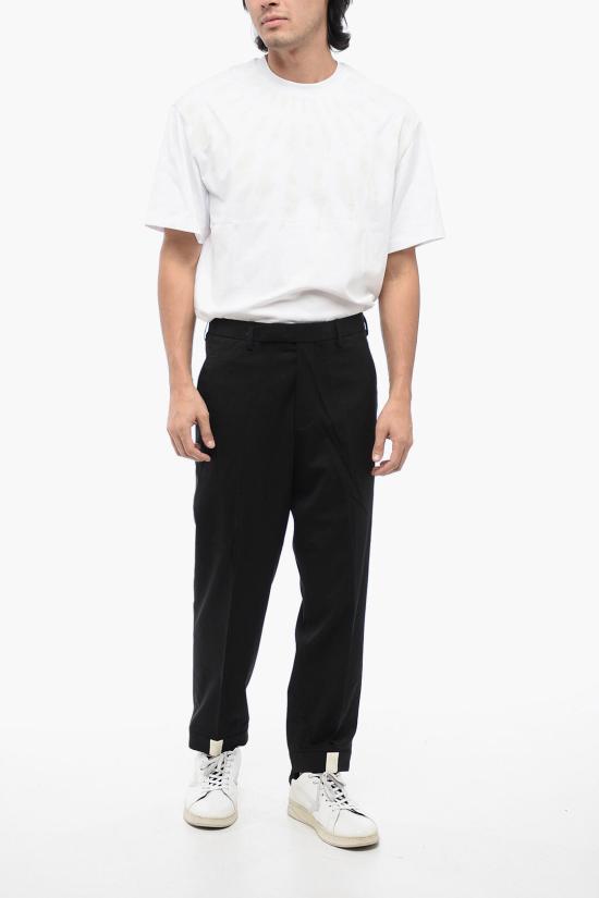  닐바렛 스트레이트 팬츠 MY30157A Y000 001N Black - NEIL BARRETT