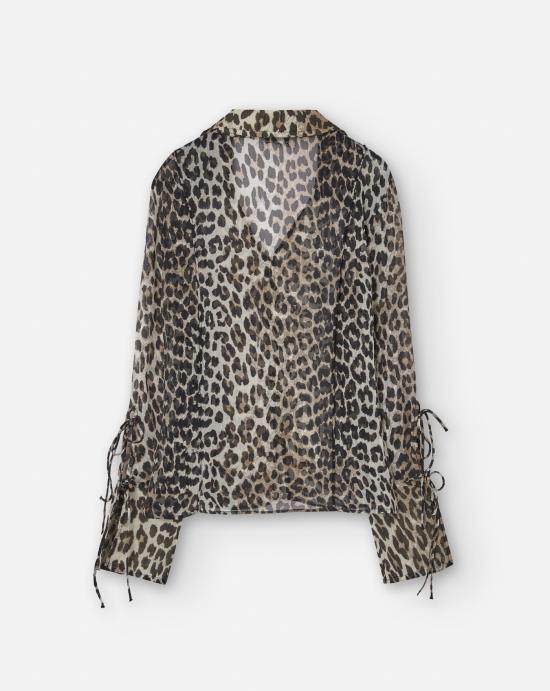  가니 블라우스 F9305 859 Almond milk - GANNI