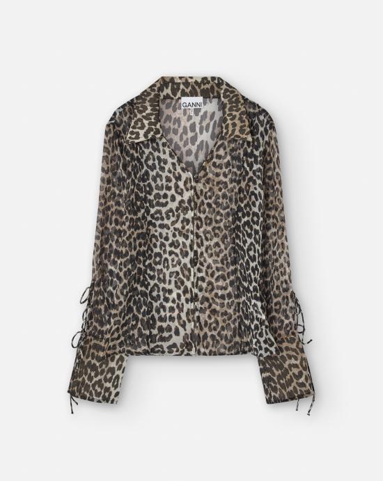  가니 블라우스 F9305 859 Almond milk