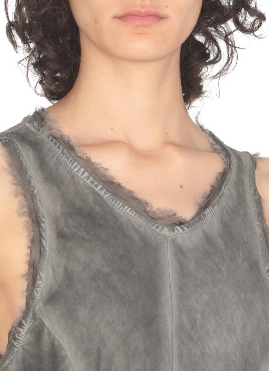  산크타무에르테 미디 원피스 9BSM320 GREY Beige - SANCTAMUERTE