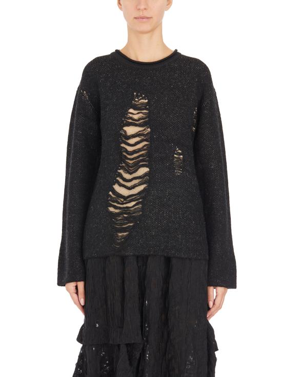 24FW CHIAHUNG SU 스웨터 IAW24FK8DBLN Black