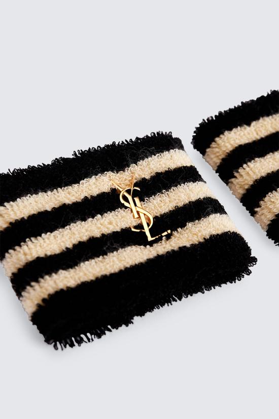  생로랑 브레이슬릿 7339813YM99 1078 Black ivory - SAINT LAURENT